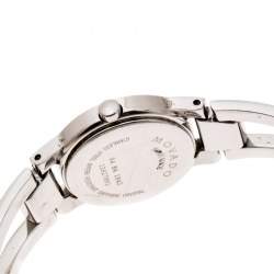 Pre Owned Movado Black Stainless Steel Amorosa 84 E4 1842 Women's Wristwatch 24 mm