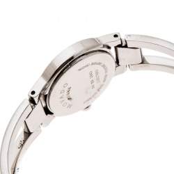 Pre Owned Movado Black Stainless Steel Amorosa 84 E4 1842 Women's Wristwatch 24 mm