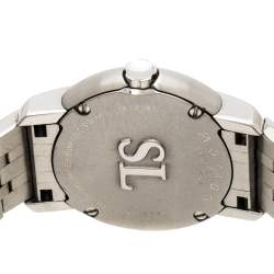 Pre Owned Movado White Mother of Pearl Stainless Steel Diamonds SL 84 G4 1832 S Women's Wristwatch 28mm