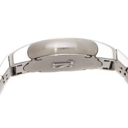 Pre Owned Movado White Mother of Pearl Stainless Steel Diamonds SL 84 G4 1832 S Women's Wristwatch 28mm