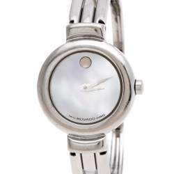 Movado Mother of Pearl Stainless Steel Harmony 84.A1.809.A Women's Wristwatch 23 mm