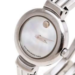 Movado Mother of Pearl Stainless Steel Harmony 84.A1.809.A Women's Wristwatch 23 mm