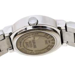 Pre Owned Movado Mother Of Pearl Stainless Steel Diamond Concerto 84.G4.1842 Women's Wristwatch 26 mm
