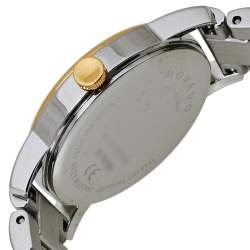 Pre Owned Movado Black Two Tone Stainless Steel 2100018 Classic Museum Quartz Women's Wristwatch 28MM
