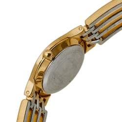 Pre Owned Movado Black Gold Plated Stainless Steel Esperanza Museum Women's Wristwatch 23 mm