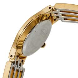 Pre Owned Movado Black Gold Plated Stainless Steel Esperanza Museum Women's Wristwatch 23 mm