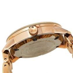Pre Owned Movado Rose Gold Ionic Plated Stainless Steel Bold Quartz Women's Wristwatch 36 MM