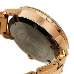 Pre Owned Movado Rose Gold Ionic Plated Stainless Steel Bold Quartz Women's Wristwatch 36 MM