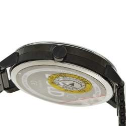 Pre Owned Movado Black Ion-Plated Stainless Steel and Mesh Bold Evolution MB.01.3.34.6588 Women's Wristwatch 34 mm