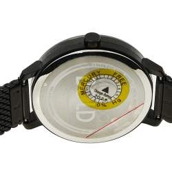 Pre Owned Movado Black Ion-Plated Stainless Steel and Mesh Bold Evolution MB.01.3.34.6588 Women's Wristwatch 34 mm