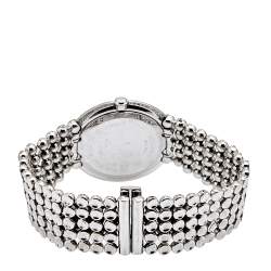 Pre Owned Movado Silver Stainless Steel Diamond Trembrili 84 G4 1830 Women's Wristwatch 32 MM