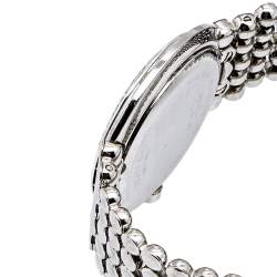 Pre Owned Movado Silver Stainless Steel Diamond Trembrili 84 G4 1830 Women's Wristwatch 32 MM