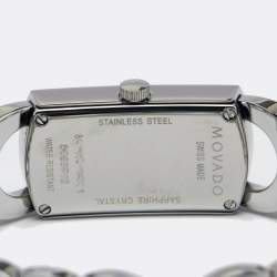 Pre Owned Movado Silver Stainless Steel Rondiro 0605965 Women's Wristwatch 15 mm