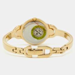 Pre Owned Movado Black Gold Plated Stainless Steel Kara 0606936 Women's Wristwatch 24 mm