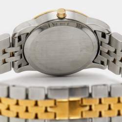 Pre Owned Movado Mother of Pearl Two Tone Stainless Steel Museum 07.3.20.1201 Women's Wristwatch 28 mm