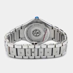 Pre Owned Movado Black Stainless Steel Diamond SE Sport 84 G2 1840 S Women's Wristwatch 32 mm