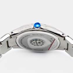 Pre Owned Movado Black Stainless Steel Diamond SE Sport 84 G2 1840 S Women's Wristwatch 32 mm