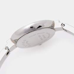 مملوكة مسبقًا Movado Black Stainless Steel Bela 0606595 Women's Wristwatch 25 mm
