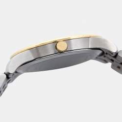 Pre Owned Movado Black Two Tone Stainless Steel Museum 07.1.20.1198 Men's Wristwatch 40 mm 