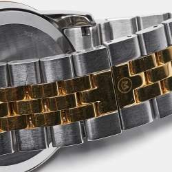 Pre Owned Movado Black Two Tone Stainless Steel Museum 07.1.20.1198 Men's Wristwatch 40 mm 