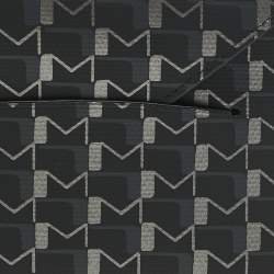 مملوكة مسبقًا حامل جواز سفر مغلف موينات 1920 أوه! كانفاس رمادي/أسود مغلف