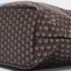 Pre Owned Moynat Black Monogram Coated Canvas and Leather Oh! Ruban Tote