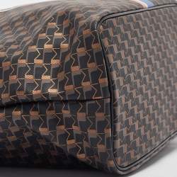 Pre Owned Moynat Black Monogram Coated Canvas and Leather Oh! Ruban Tote