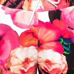 MSGM Multicolor Printed Cotton Track Pants S