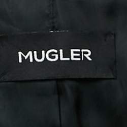 Mugler Fuchsia Pink Wool Single Breasted Blazer XL