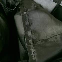 Pre Owned MUGLER Black Gabardine Strapless Mini Dress S