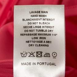 Pre Owned Mugler Pink Techno Jersey Mesh Detailed Mini Corset Dress S