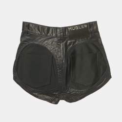 مملوكة مسبقًا شورت ماغلر نايلون أزرق بحري صغير