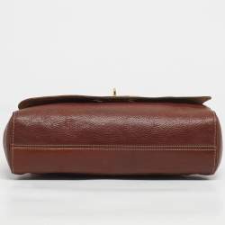Pre Owned Mulberry Brown Leather Medium 50 Years Edition Lily Shoulder Bag