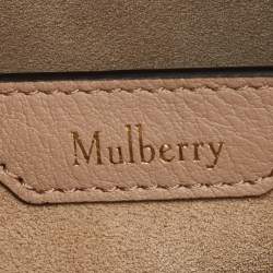 Pre Owned Mulberry Beige Leather Link Shoulder Bag