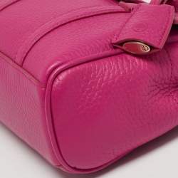 Pre Owned Mulberry Pink Leather Mini Bayswater Satchel