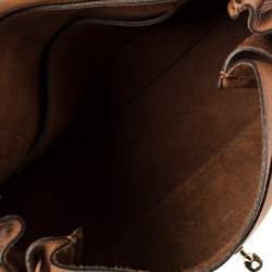 Pre Owned Mulberry Brown Leather Alexa Satchel