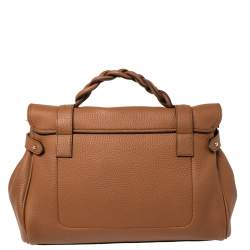 Pre Owned Mulberry Brown Leather Alexa Satchel