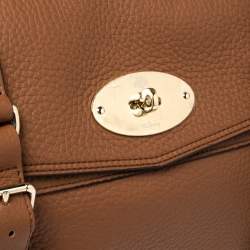 Pre Owned Mulberry Brown Leather Alexa Satchel