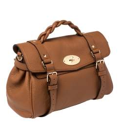 Pre Owned Mulberry Brown Leather Alexa Satchel