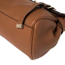 Pre Owned Mulberry Brown Leather Alexa Satchel