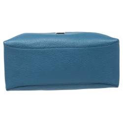 Pre Owned Mulberry Street Blue Leather Freya Hobo