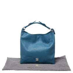 Pre Owned Mulberry Street Blue Leather Freya Hobo