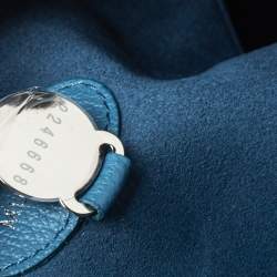 Pre Owned Mulberry Street Blue Leather Freya Hobo