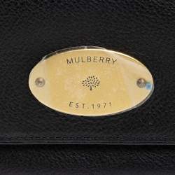 Pre Owned Mulberry Black Leather Continental Wallet