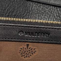 Pre Owned Mulberry Black Leather Continental Wallet