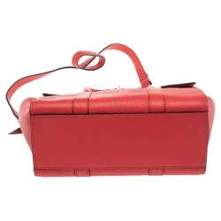 Pre Owned Mulberry Red Leather Small Bayswater Satchel