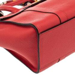 Pre Owned Mulberry Red Leather Small Bayswater Satchel