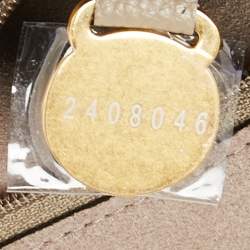 Pre Owned Mulberry Beige Leather Medium Lily Shoulder Bag