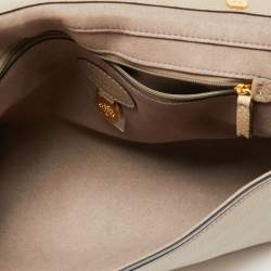 Pre Owned Mulberry Beige Leather Medium Lily Shoulder Bag