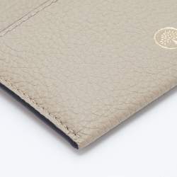 Mulberry Grey Grained Leather Card Holder